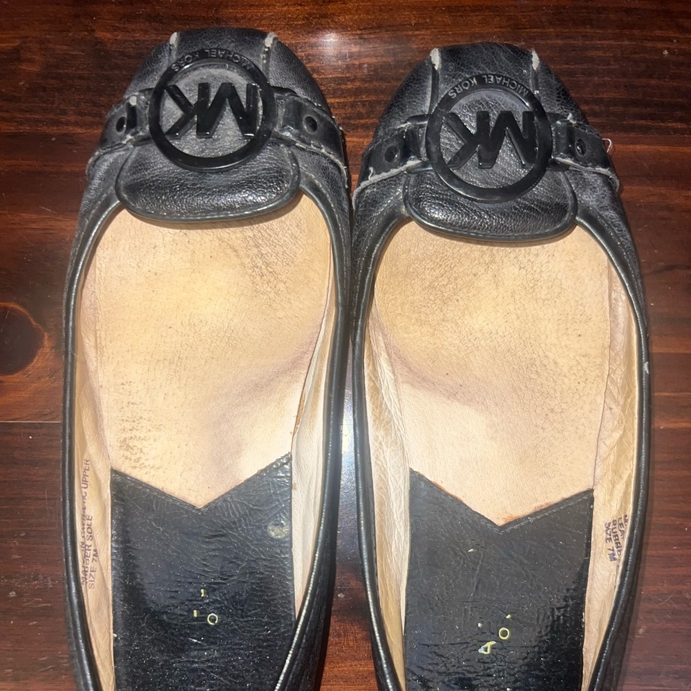 Womens Michael kors black flats